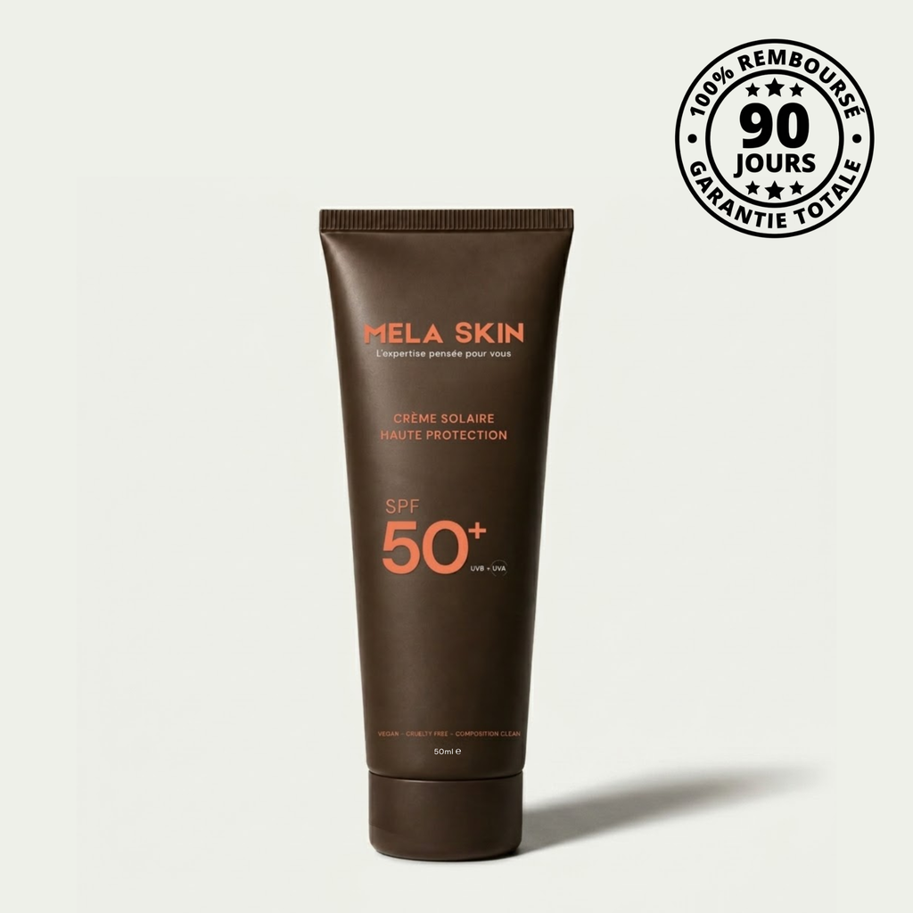 Crème solaire SPF 50+, incluse dans la Routine Jour